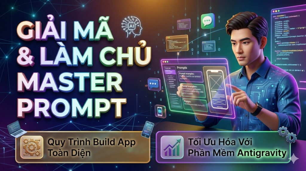 Khóa học Master Prompt – Build App – Tối Ưu Hóa Với Phần Mềm Antigravity
