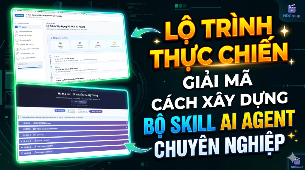 Khóa Học Thực Chiến: Giải Mã Cách Xây Dựng Bộ Skill AI Agent Chuyên Nghiệp